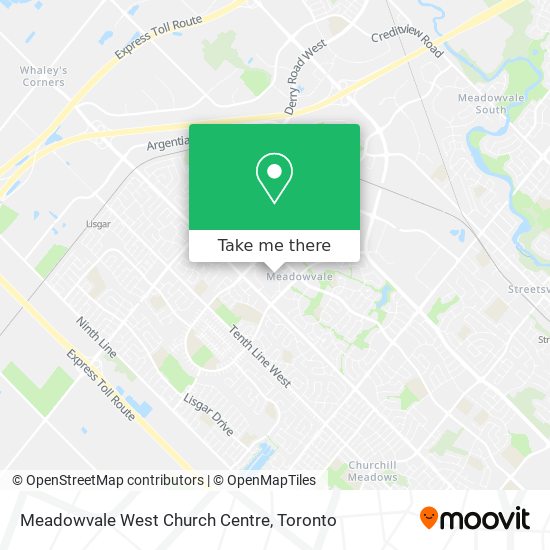 Meadowvale West Church Centre plan