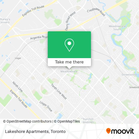 Lakeshore Apartments map