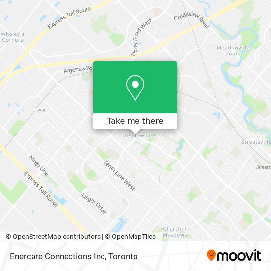 Enercare Connections Inc map