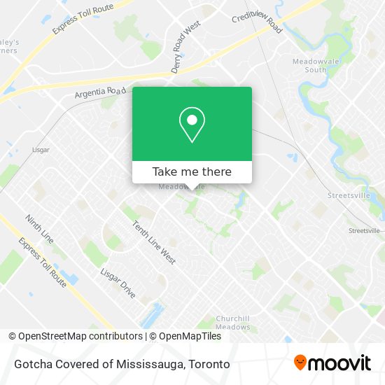 Gotcha Covered of Mississauga map