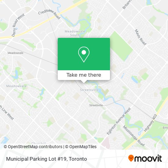 Municipal Parking Lot #19 map