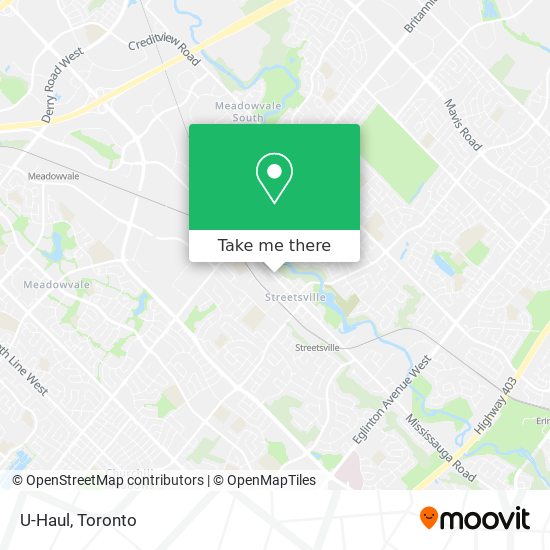 U-Haul map