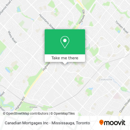 Canadian Mortgages Inc - Mississauga map