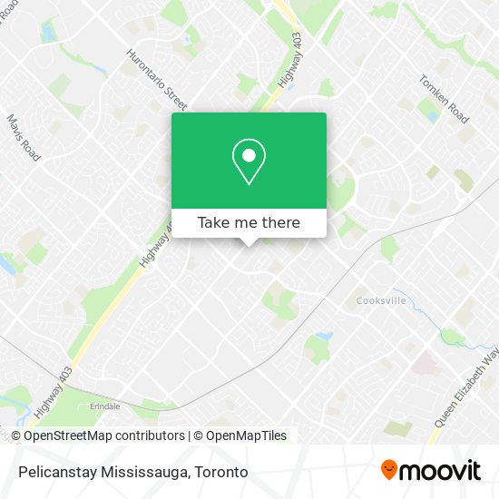 Pelicanstay Mississauga map