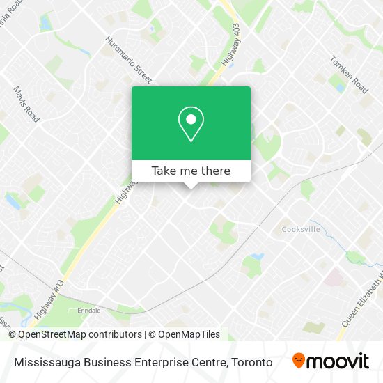 Mississauga Business Enterprise Centre plan