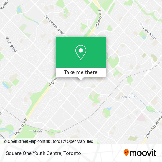 Square One Youth Centre map