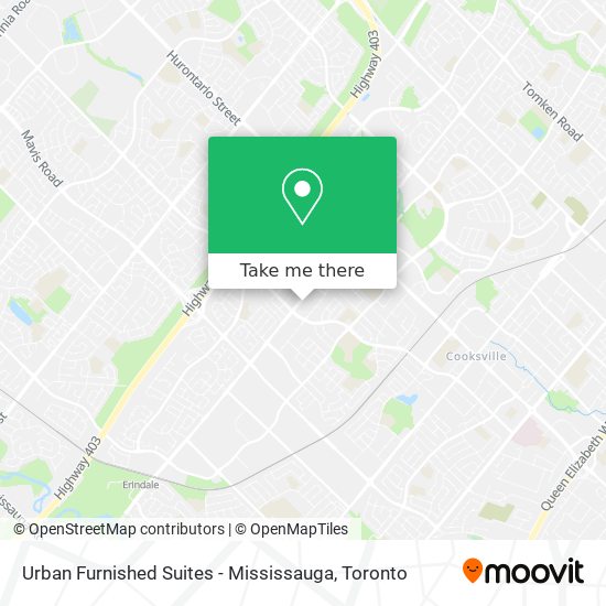 Urban Furnished Suites - Mississauga plan