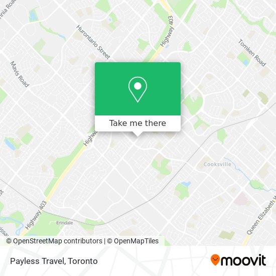Payless Travel map