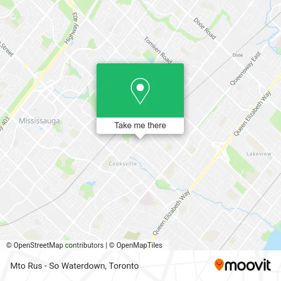 Mto Rus - So Waterdown map