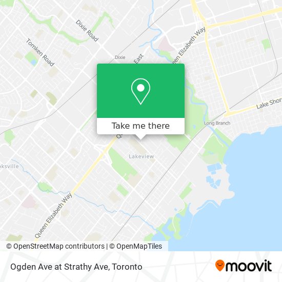 Ogden Ave at Strathy Ave map