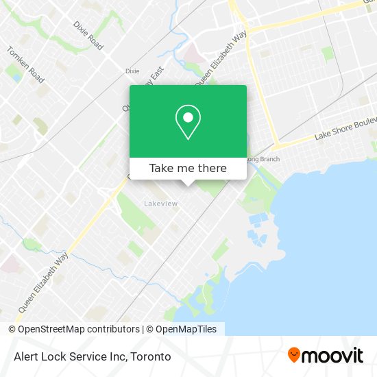 Alert Lock Service Inc map