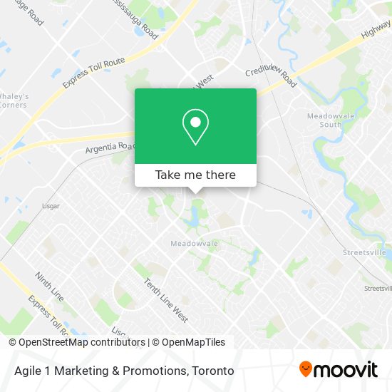 Agile 1 Marketing & Promotions map