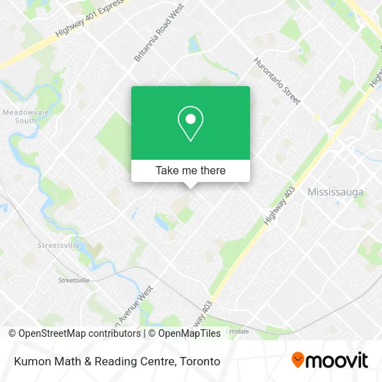 Kumon Math & Reading Centre map