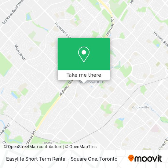 Easylife Short Term Rental - Square One map