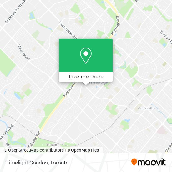 Limelight Condos map