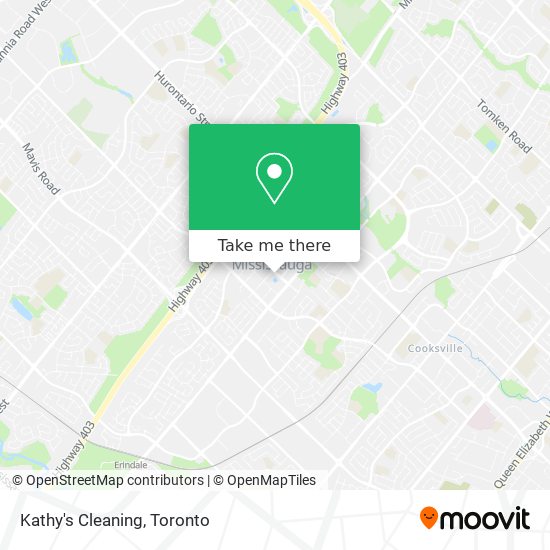 Kathy's Cleaning map