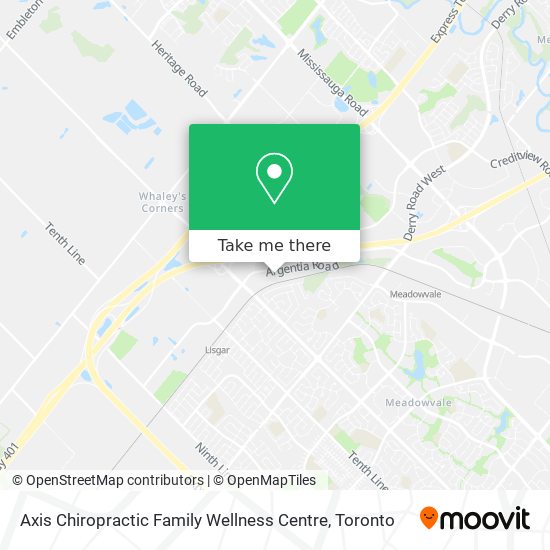 Axis Chiropractic Family Wellness Centre plan