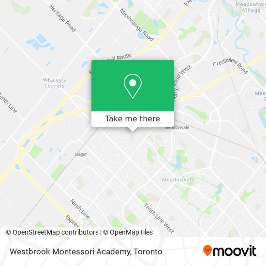 Westbrook Montessori Academy map