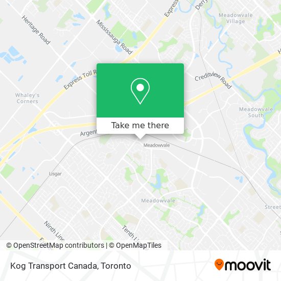 Kog Transport Canada plan