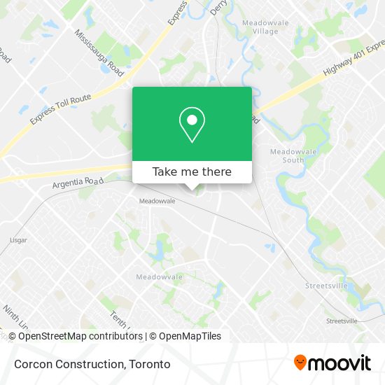 Corcon Construction map