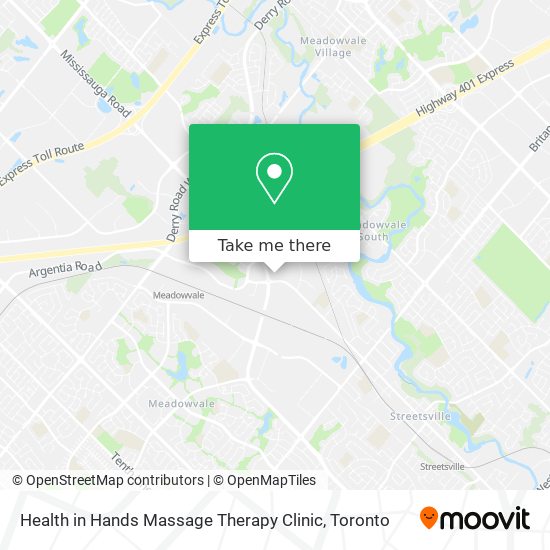 Health in Hands Massage Therapy Clinic plan