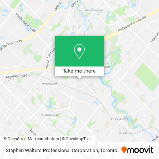 Stephen Walters Professional Corporation map