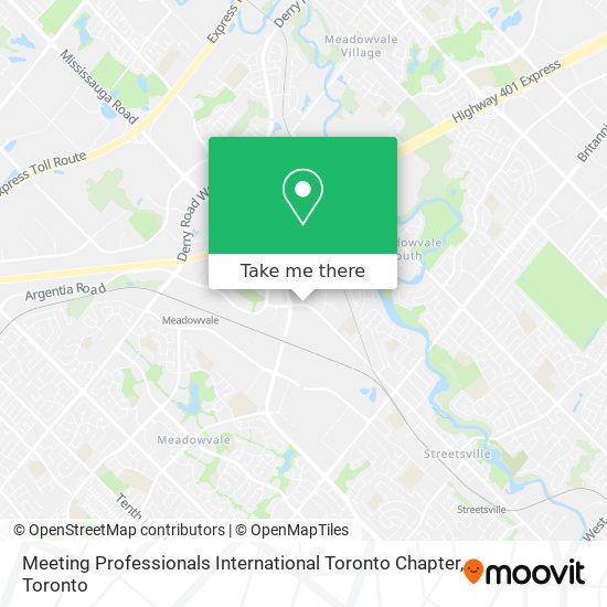 Meeting Professionals International Toronto Chapter map