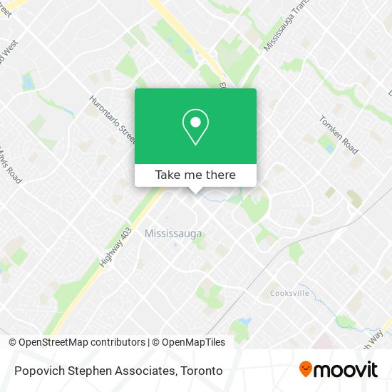 Popovich Stephen Associates map
