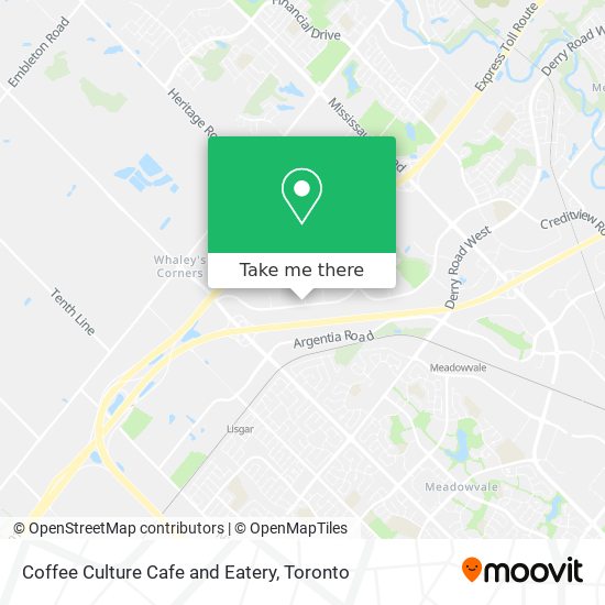 Coffee Culture Cafe and Eatery map