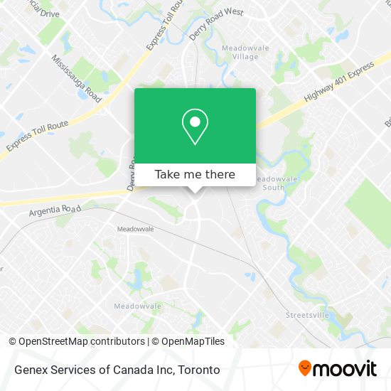 Genex Services of Canada Inc map