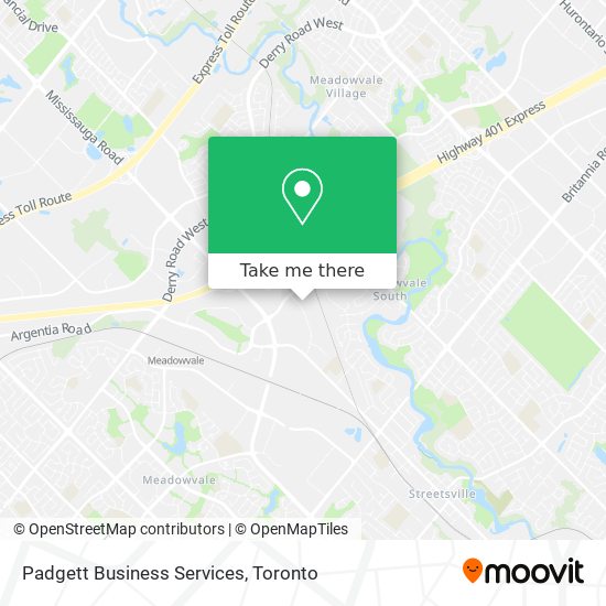 Padgett Business Services map