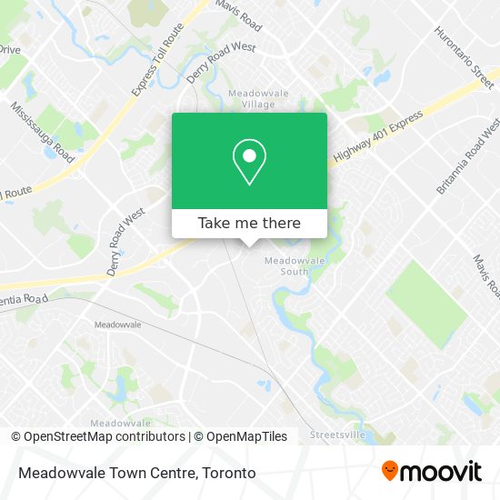 Meadowvale Town Centre plan