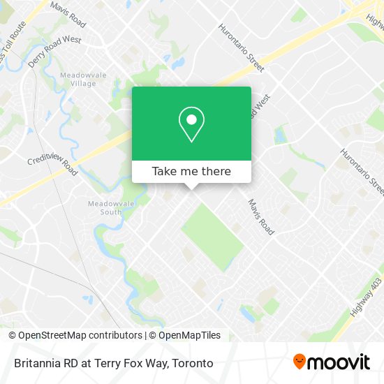 Britannia RD at Terry Fox Way map