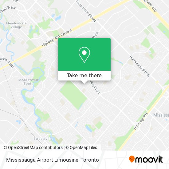 Mississauga Airport Limousine plan