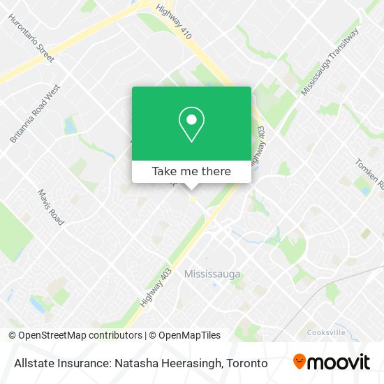 Allstate Insurance: Natasha Heerasingh map