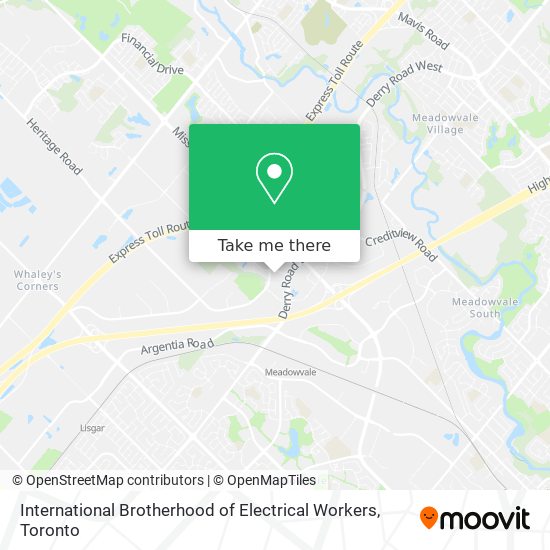 International Brotherhood of Electrical Workers map