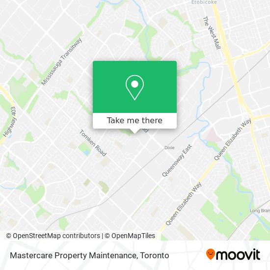 Mastercare Property Maintenance map