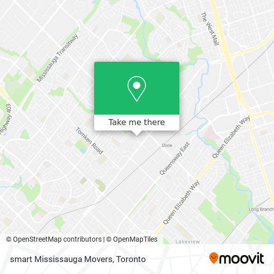 smart Mississauga Movers map