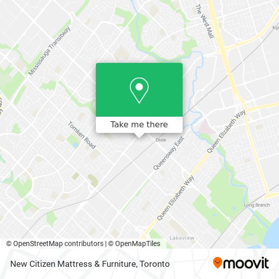 New Citizen Mattress & Furniture map