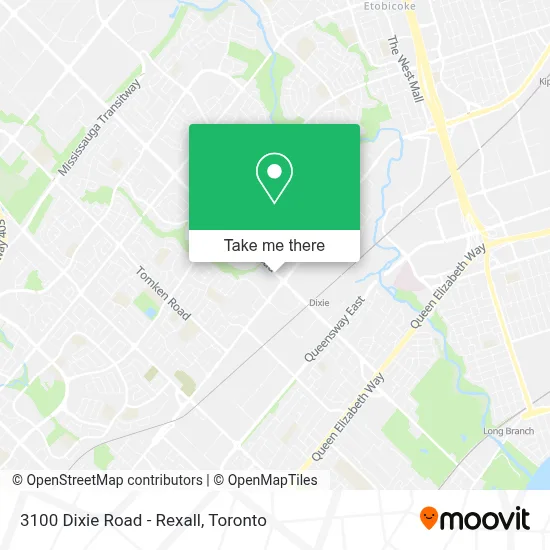 3100 Dixie Road - Rexall map