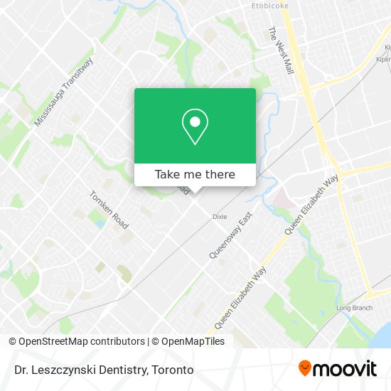 Dr. Leszczynski Dentistry map