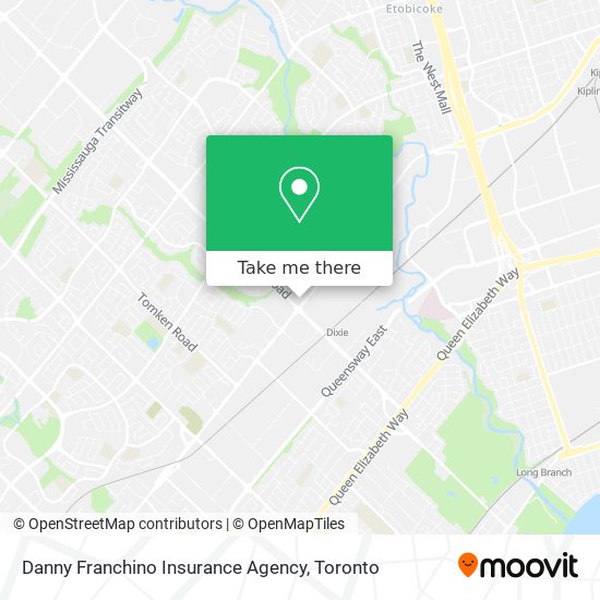 Danny Franchino Insurance Agency map