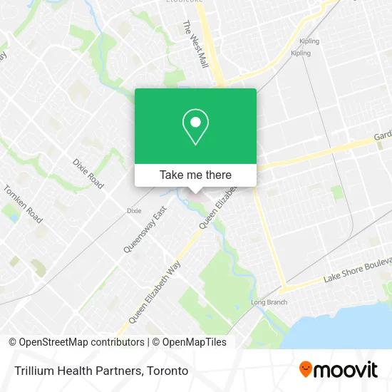 Trillium Health Partners map