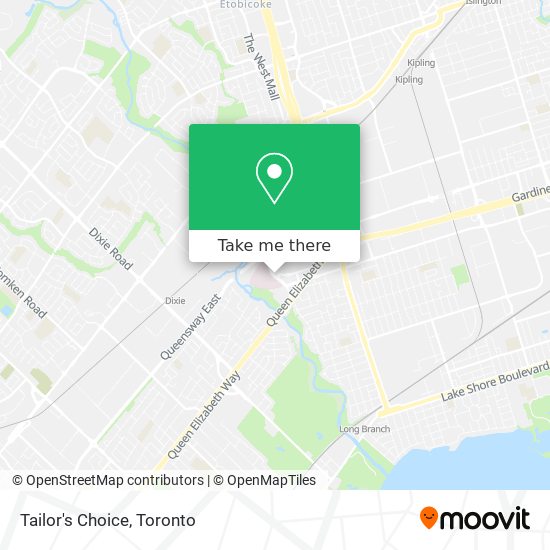 Tailor's Choice map