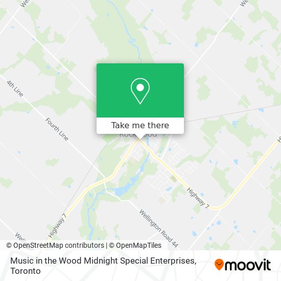 Music in the Wood Midnight Special Enterprises map