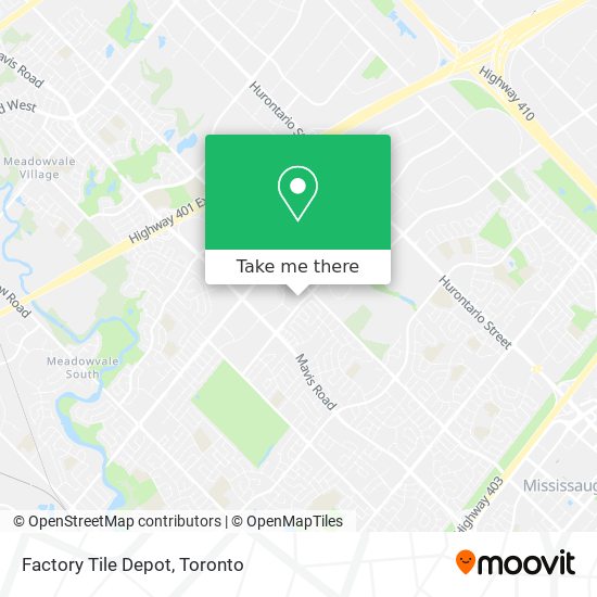 Factory Tile Depot map