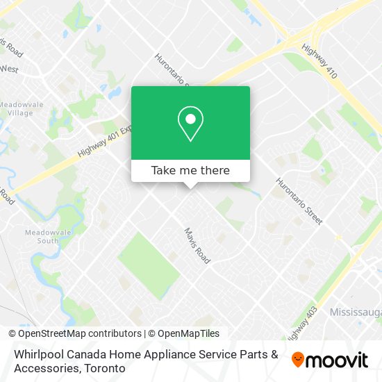 Whirlpool Canada Home Appliance Service Parts & Accessories plan