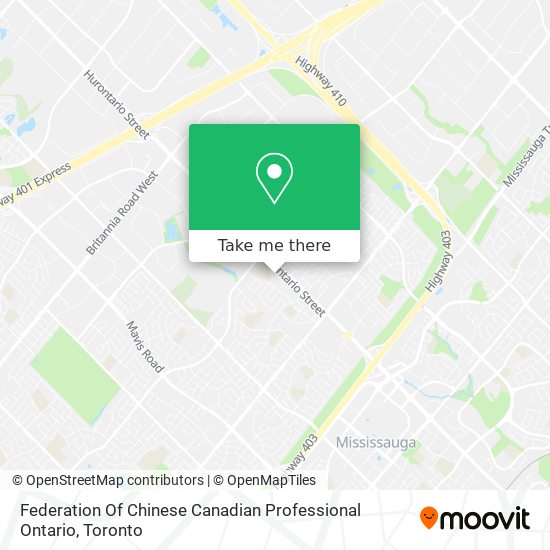 Federation Of Chinese Canadian Professional Ontario plan