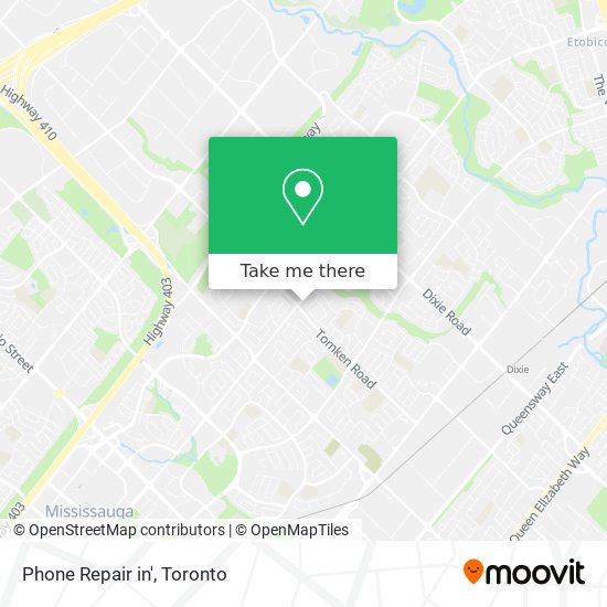 Phone Repair in' map