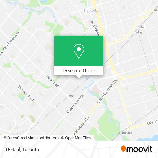 U-Haul map